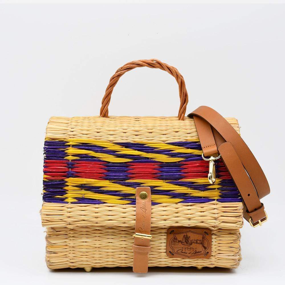 Reed Satchel Bag - 25cm - Natural from Portugal