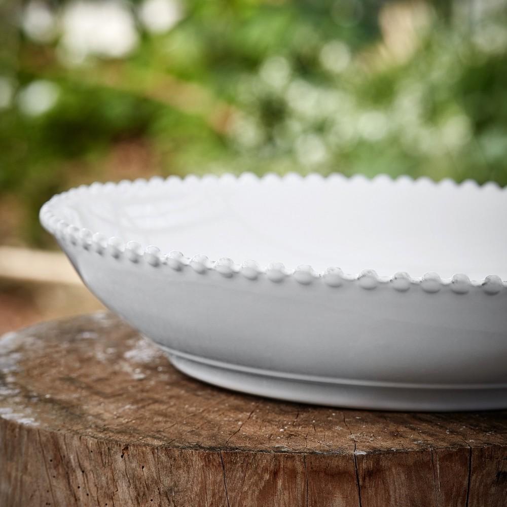 Pearl I Stoneware Salad bowl - 13.4'' - Luisa Paixao | USA